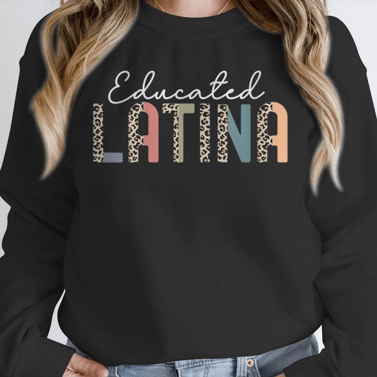 Educated Latina Proud Graduate Latinas Pride Graduation Unisex Sweatshirt