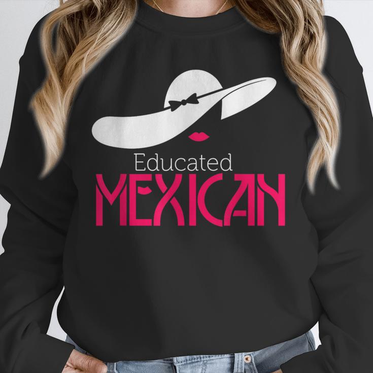 Educated Mexican Graduation Shirt For Women Unisex Sweatshirt