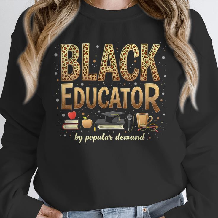 Educator By Popular Demand African American Book Lover Unisex Sweatshirt Educator By Popular Demand African American Book Lover Unisex Sweatshirt