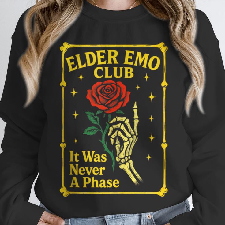Elder Emo Club Emo Gothic Music Nostalgia Unisex Sweatshirt Elder Emo Club Emo Gothic Music Nostalgia Unisex Sweatshirt