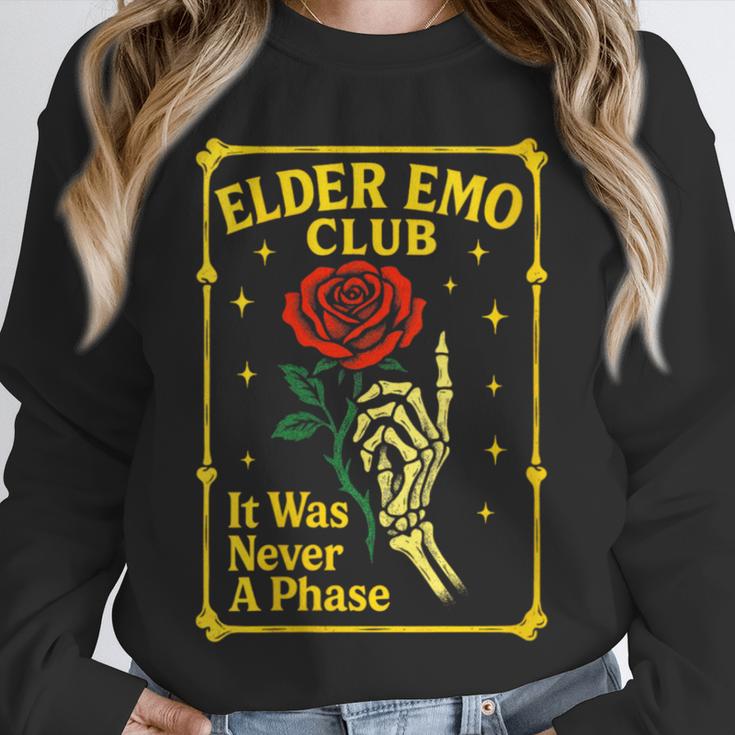 Elder Emo Club Emo Gothic Music Nostalgia Unisex Sweatshirt Elder Emo Club Emo Gothic Music Nostalgia Unisex Sweatshirt