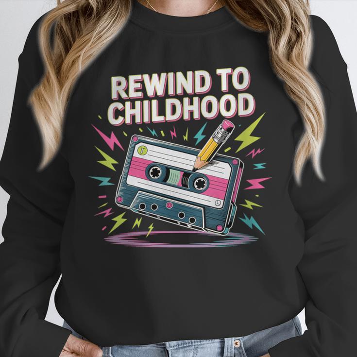 Elder Millennials Embracing 90s Rewind Nostalgia Vibes Unisex Sweatshirt Elder Millennials Embracing 90s Rewind Nostalgia Vibes Unisex Sweatshirt