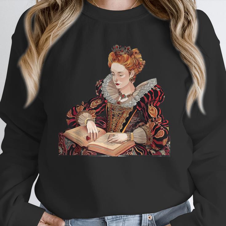 Elizabeth I Reading A Book Unisex Sweatshirt Elizabeth I Reading A Book Unisex Sweatshirt