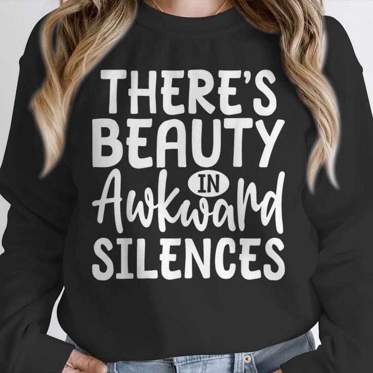 Embracing Awkward Silences Introvert Humor Antisocial Unisex Sweatshirt Embracing Awkward Silences Introvert Humor Antisocial Unisex Sweatshirt