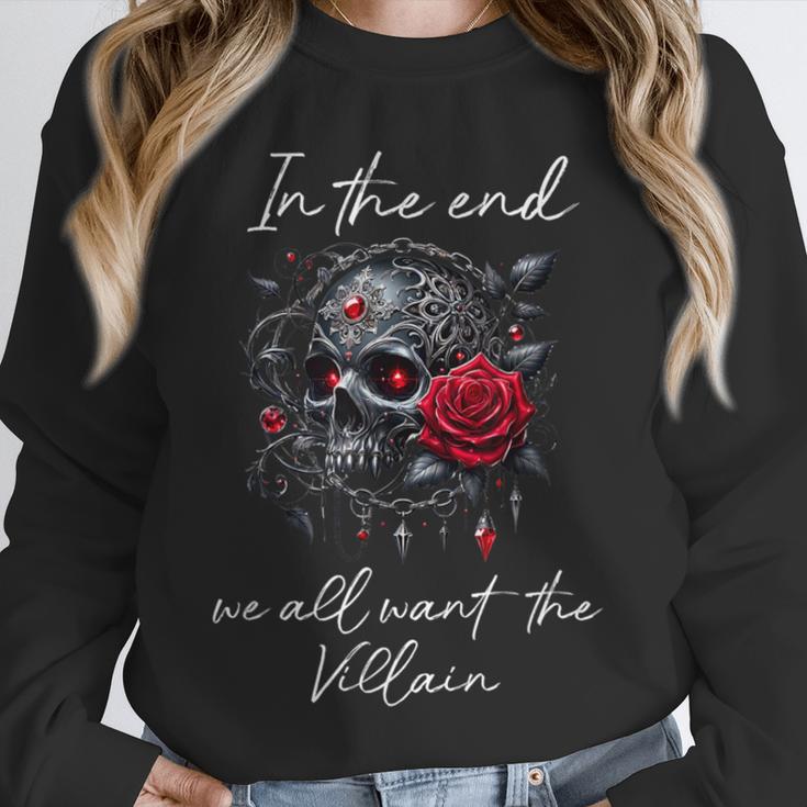 In The End We All Want The Villain Smutty Book Dark Romance Unisex Sweatshirt In The End We All Want The Villain Smutty Book Dark Romance Unisex Sweatshirt