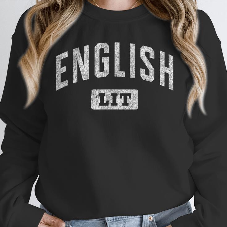 English Major Graduation Books Literature Lover Unisex Sweatshirt
