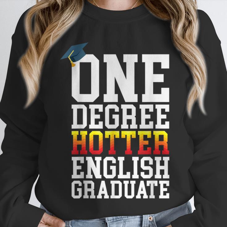 English Major Shirt Now Hotter By One Degree Graduation Unisex Sweatshirt