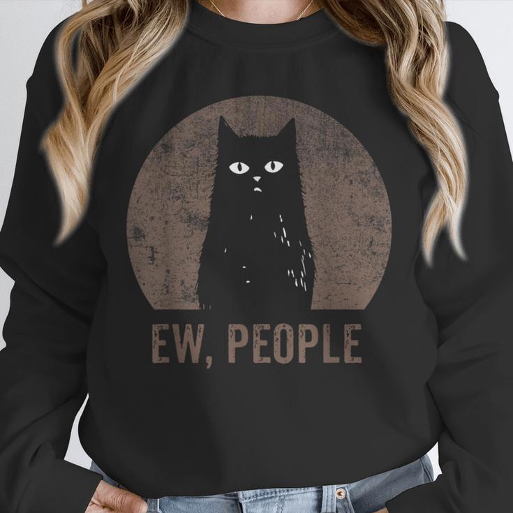 Ew People Introvert Cat Meow Cat Lover Men Women Kids Unisex Sweatshirt Ew People Introvert Cat Meow Cat Lover Men Women Kids Unisex Sweatshirt