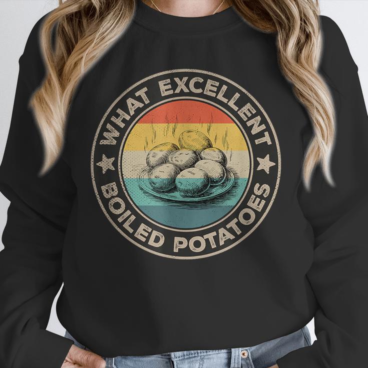What Excellent Boiled Potatoes Retro Book Vintage Literature Unisex Sweatshirt