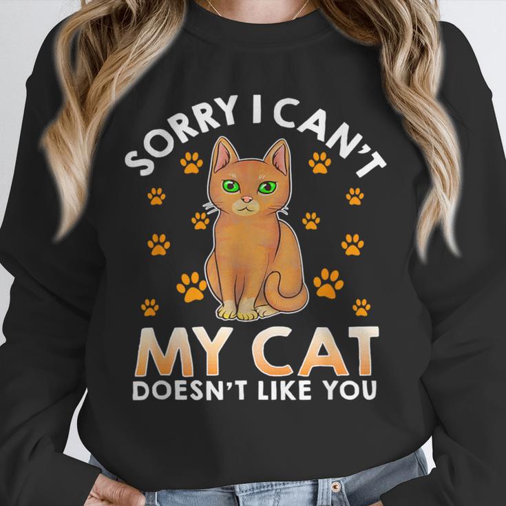 Excuse For Introverts My Cat Doesnt Like You Cat Unisex Sweatshirt Excuse For Introverts My Cat Doesnt Like You Cat Unisex Sweatshirt