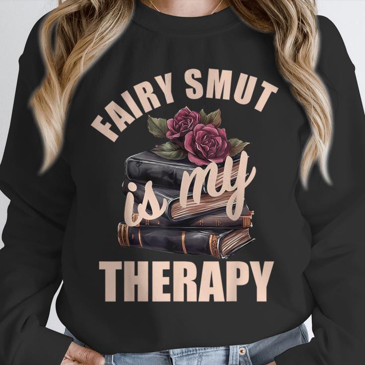 Fairy Smut Is My Therapy Romantasy Spicy Books Faerie Tales Unisex Sweatshirt Fairy Smut Is My Therapy Romantasy Spicy Books Faerie Tales Unisex Sweatshirt