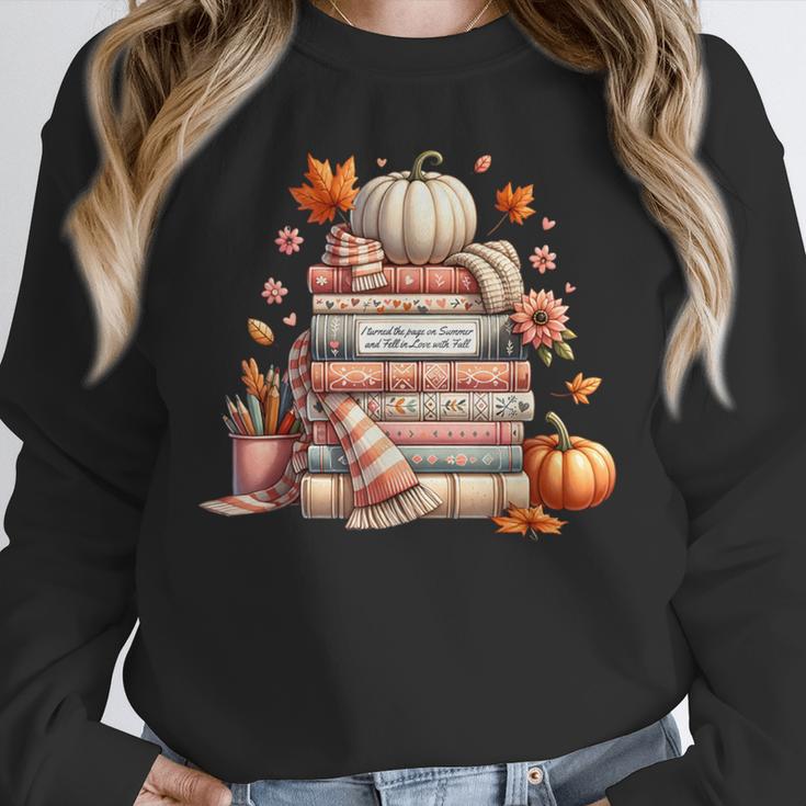 Fall Colors s I Love Fall s Books & Pumpkins Unisex Sweatshirt Fall Colors s I Love Fall s Books & Pumpkins Unisex Sweatshirt