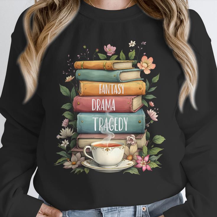 Fantasy Drama Tragedy Book Lover Subtle Watercolor Unisex Sweatshirt Fantasy Drama Tragedy Book Lover Subtle Watercolor Unisex Sweatshirt