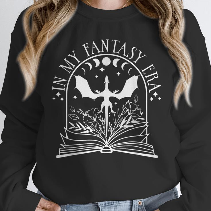 In My Fantasy Era Fantasy Book Book Reader Book Fantasy Unisex Sweatshirt
