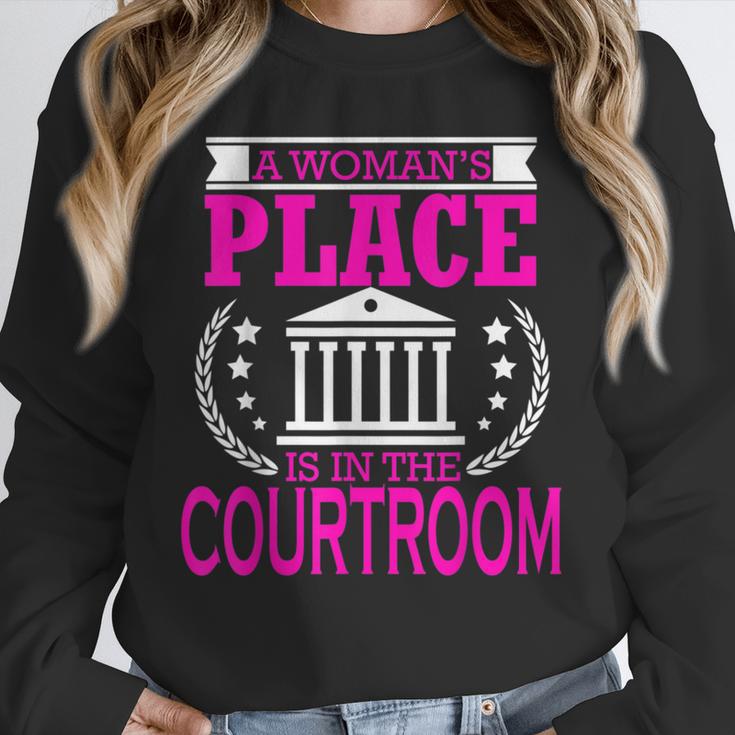 Female Lawyer Women Law Student Graduation Bar Exam Unisex Sweatshirt