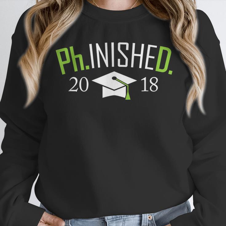 Finished PhD PhInished 2018 Graduation Shirt Unisex Sweatshirt