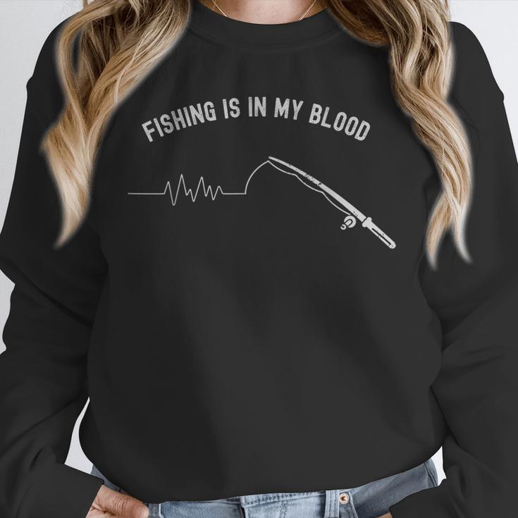 Fishing Is In My Blood I Love Fishing Introvert Unisex Sweatshirt Fishing Is In My Blood I Love Fishing Introvert Unisex Sweatshirt