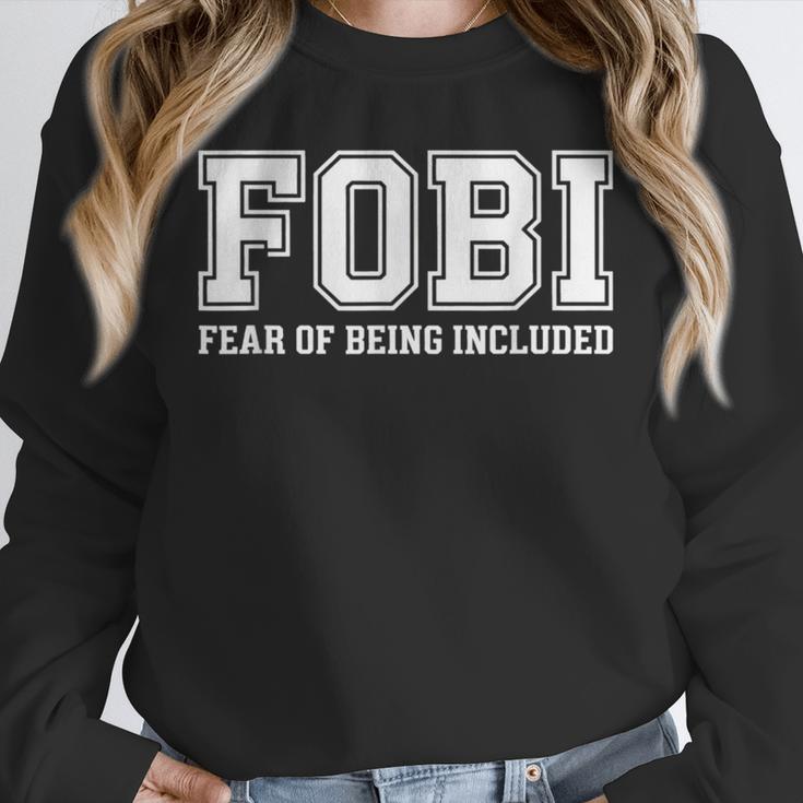 FOBI Fear Of Being Excluded Introverts Unisex Sweatshirt FOBI Fear Of Being Excluded Introverts Unisex Sweatshirt