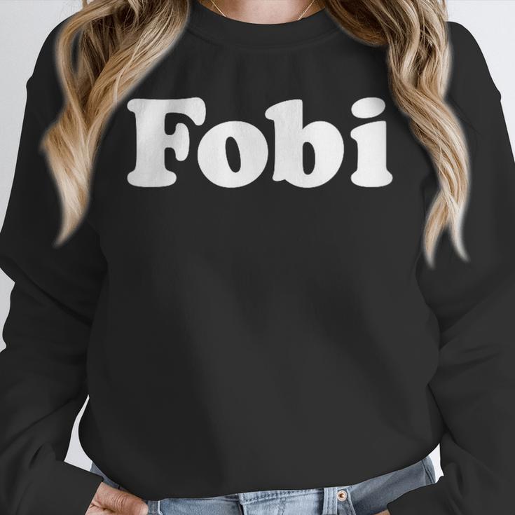 Fobi Fear Of Being Included Men Women Introvert Unisex Sweatshirt Fobi Fear Of Being Included Men Women Introvert Unisex Sweatshirt