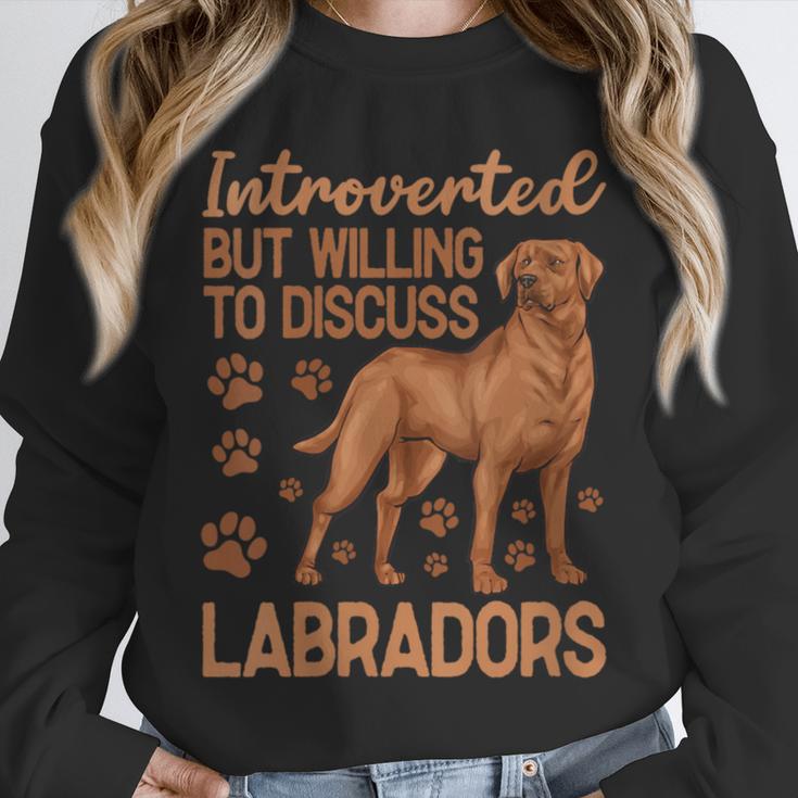 Fox Red Labrador Retriever Introvert Foxred Lab Unisex Sweatshirt Fox Red Labrador Retriever Introvert Foxred Lab Unisex Sweatshirt