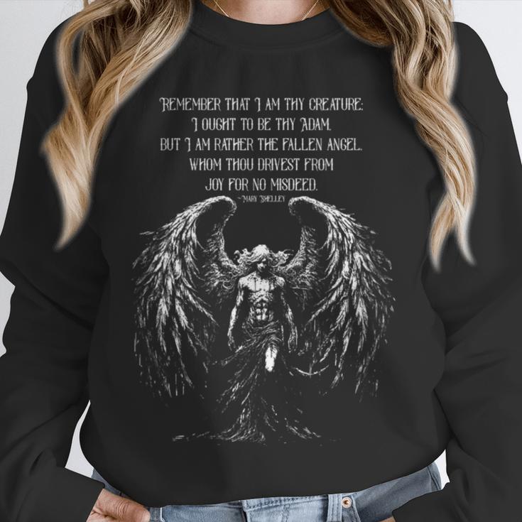 Frankenstein Quote Mary Shelley's Book For Men And Women Unisex Sweatshirt