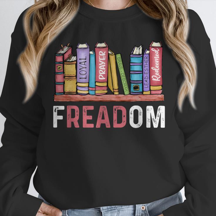 Freadom Anti Ban Books Freedom To Read Book Lover Reading Unisex Sweatshirt