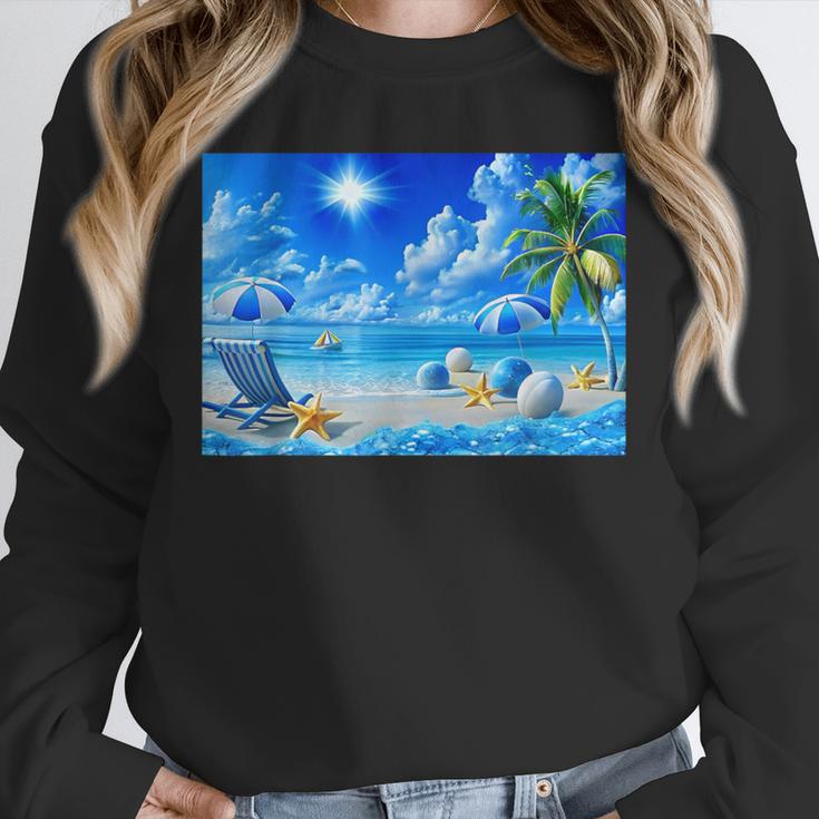 Frutiger Aero Beach Y2k Aesthetic Palm Tree Sand Ocean Men Women Girls Kids Unisex Sweatshirt Frutiger Aero Beach Y2k Aesthetic Palm Tree Sand Ocean Men Women Girls Kids Unisex Sweatshirt