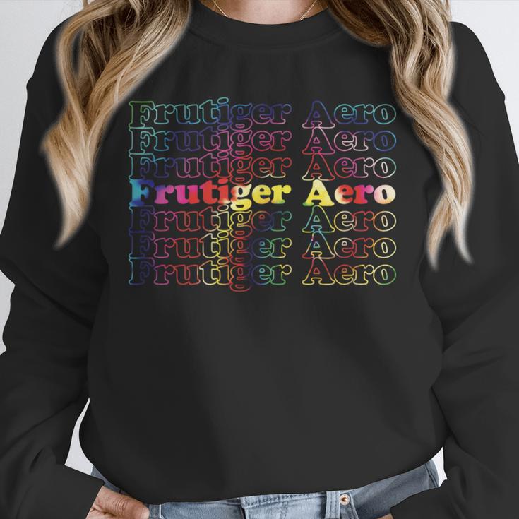 Frutiger Aero Graphic Er Tie Dye Unisex Sweatshirt