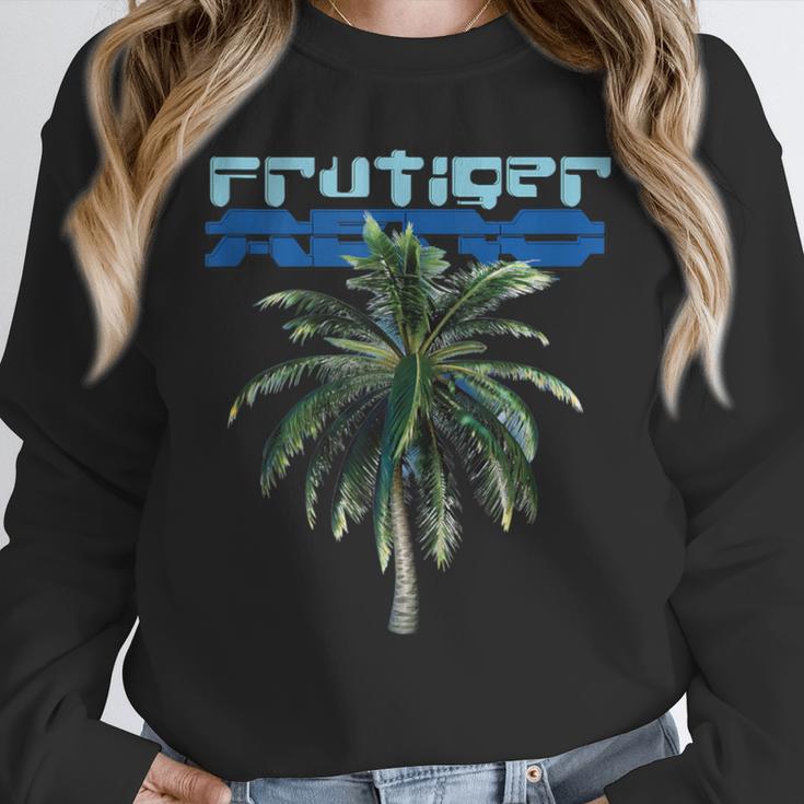 Frutiger Aero Palm Tree Y2k Aesthetic 2000s Trend Unisex Sweatshirt Frutiger Aero Palm Tree Y2k Aesthetic 2000s Trend Unisex Sweatshirt