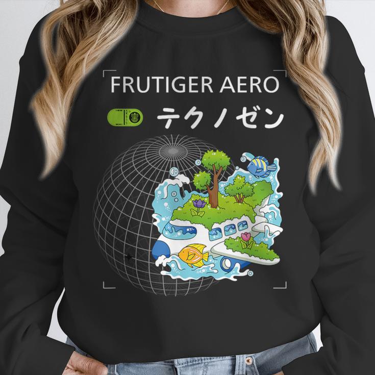 Frutiger Aero Y2K Fashion Trends Statement Piece Tech Orbite Unisex Sweatshirt Frutiger Aero Y2K Fashion Trends Statement Piece Tech Orbite Unisex Sweatshirt