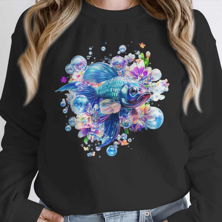 Frutiger Aero Y2K Fish Unisex Sweatshirt Frutiger Aero Y2K Fish Unisex Sweatshirt