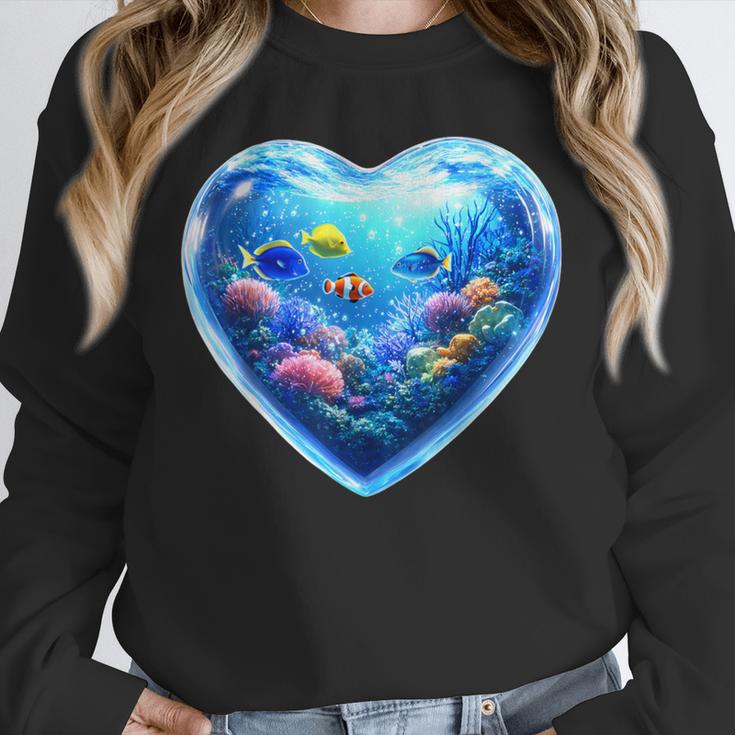 Frutiger Aero Y2K Heart Unisex Sweatshirt