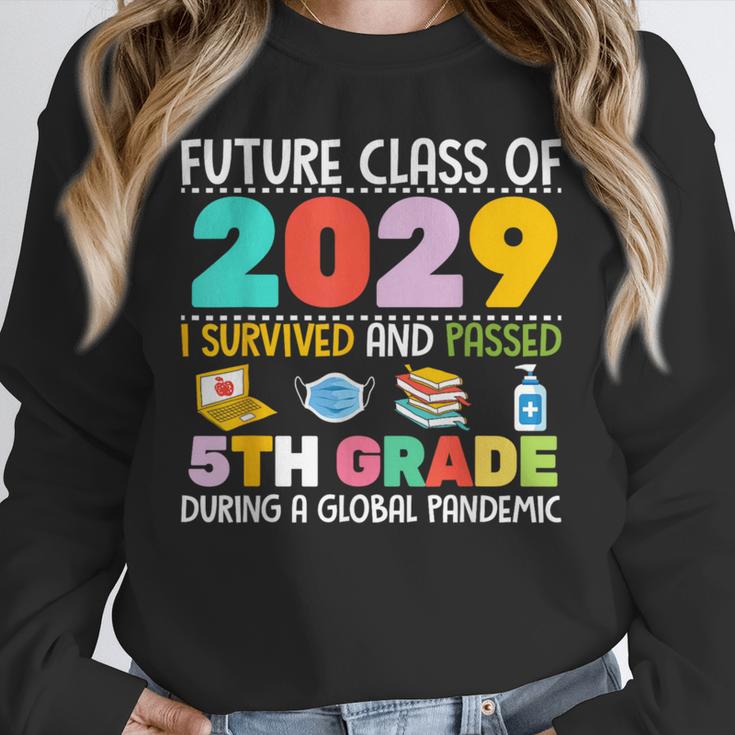Future Class Of 2029 I Survived Passed 5th Grade Graduation Unisex Sweatshirt
