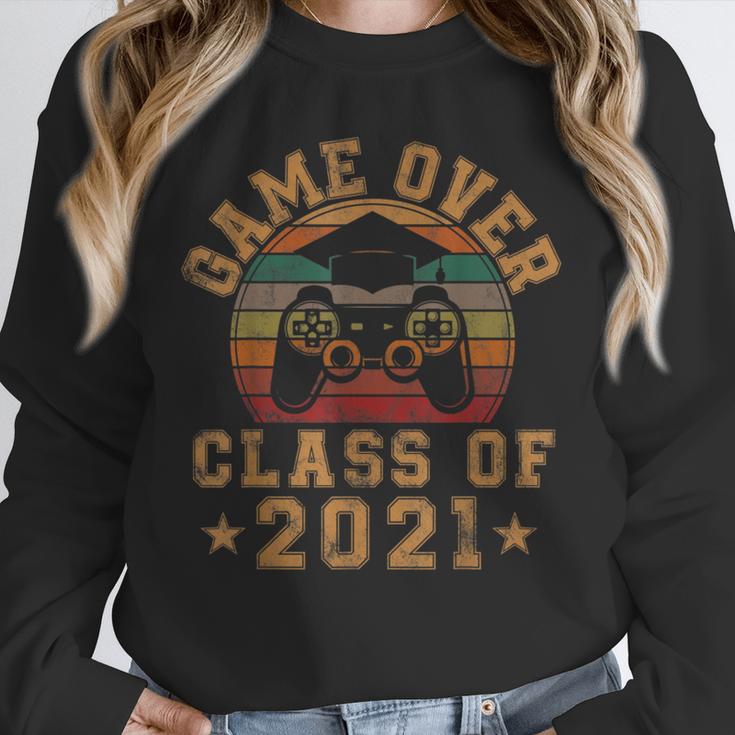 Game Over Class Of 2021 Senior 21 Graduation Video Gamer Unisex Sweatshirt