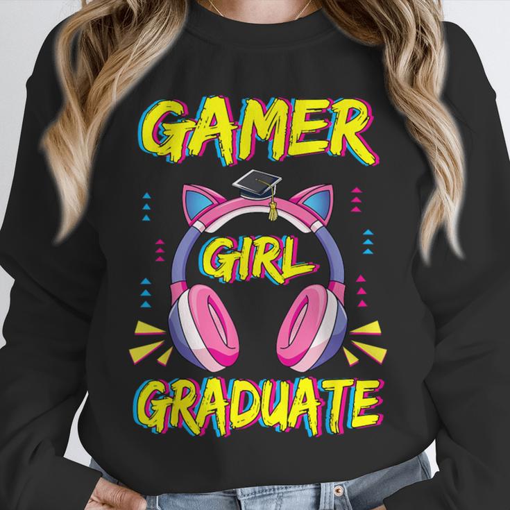 Gamer Girl Graduate Shirt Girls Kids Gamer Graduation Unisex Sweatshirt
