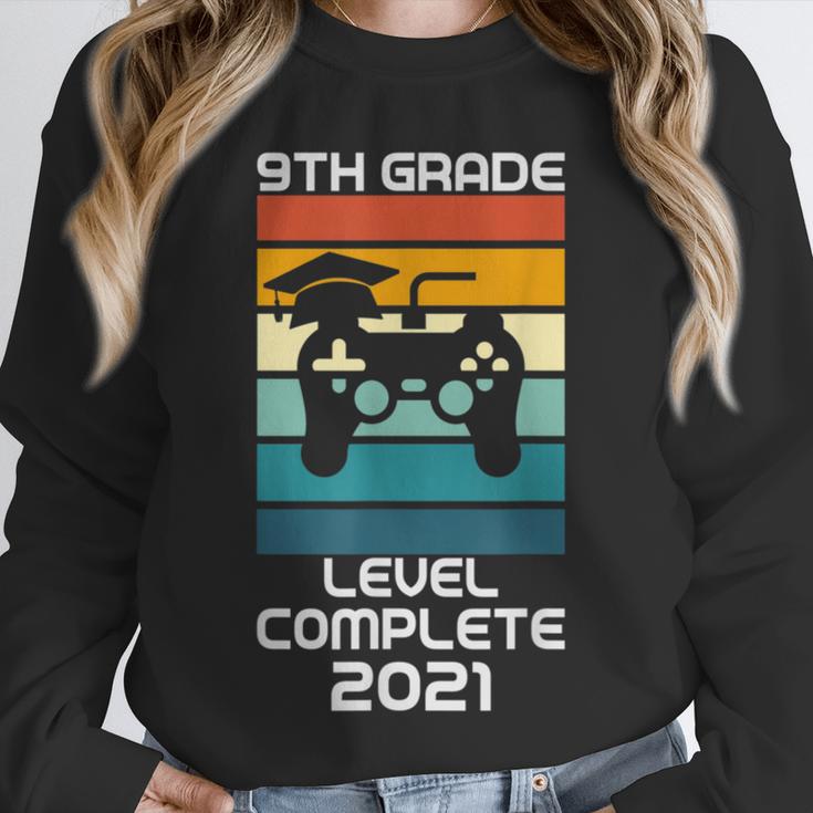 Gamer Graduation 2021 Retro 9th Grade Level Complete Unisex Sweatshirt