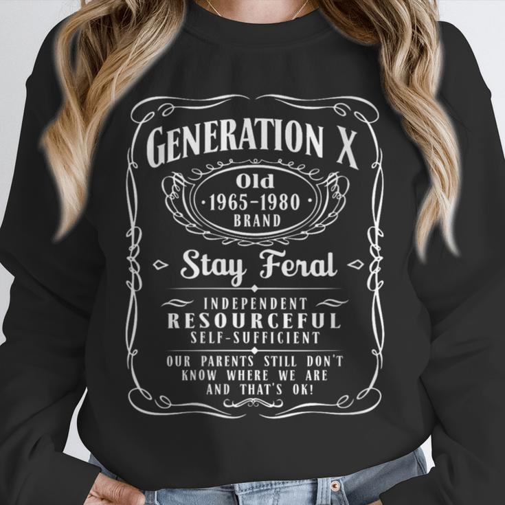 Generation X Old Brand Gen X Gen Xer Nostalgia Unisex Sweatshirt