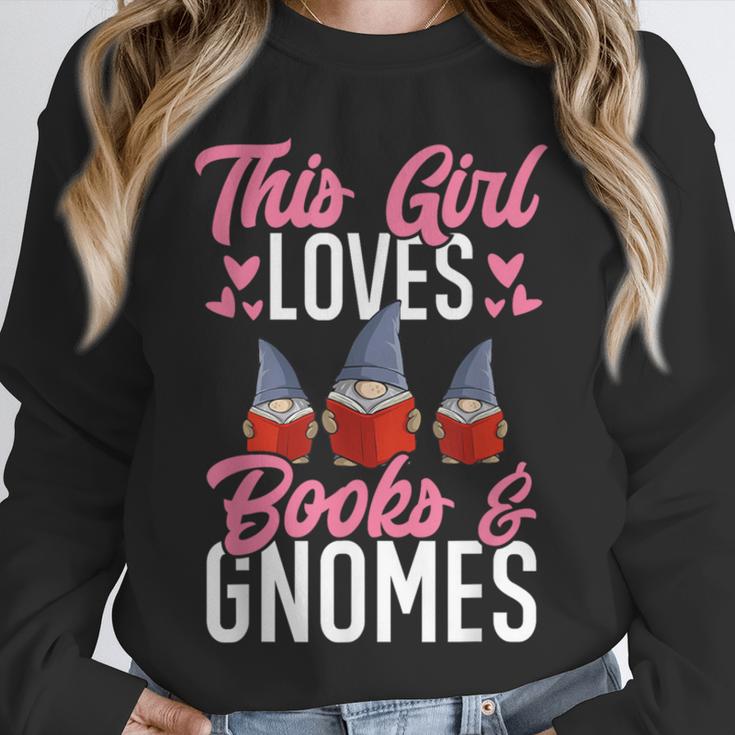 This Girl Loves Books And Gnomes Gardener Dwarf Garden Gnome Unisex Sweatshirt This Girl Loves Books And Gnomes Gardener Dwarf Garden Gnome Unisex Sweatshirt