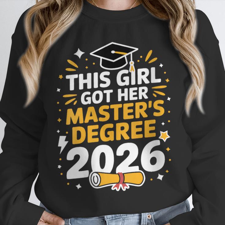 This Girl Got Her Masters Degree Graduation Mastered It 2026 Unisex Sweatshirt