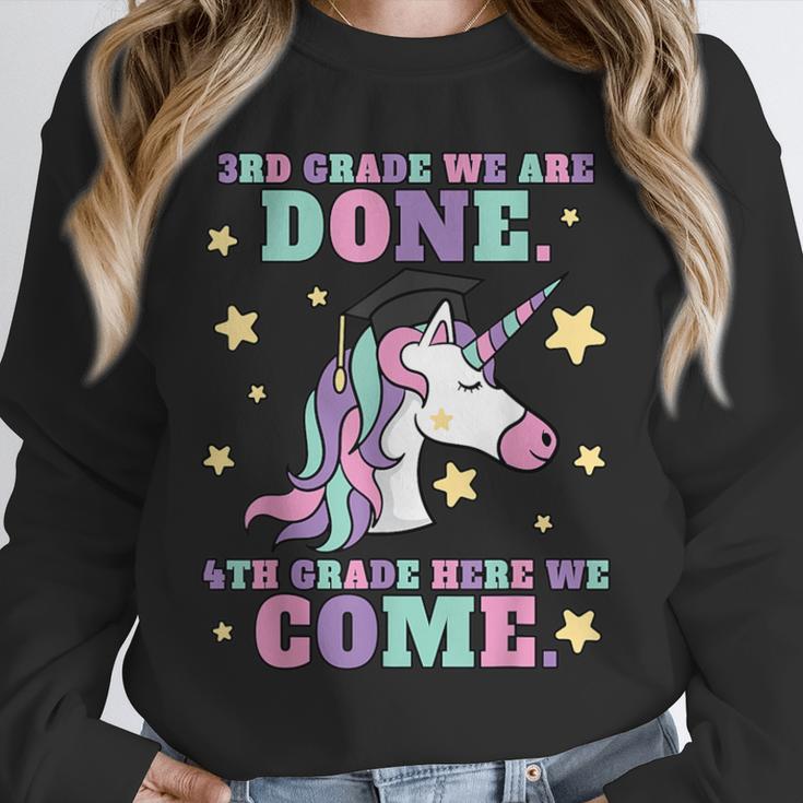 Girls 3rd Grade Graduation Magical Unicorn Unisex Sweatshirt