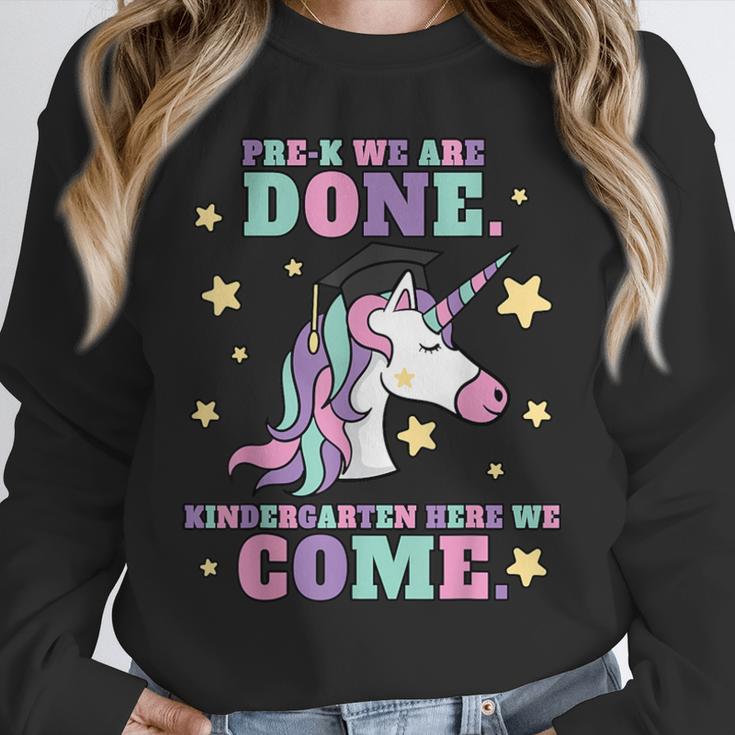 Girls Pre-K Graduation Magical Unicorn Unisex Sweatshirt