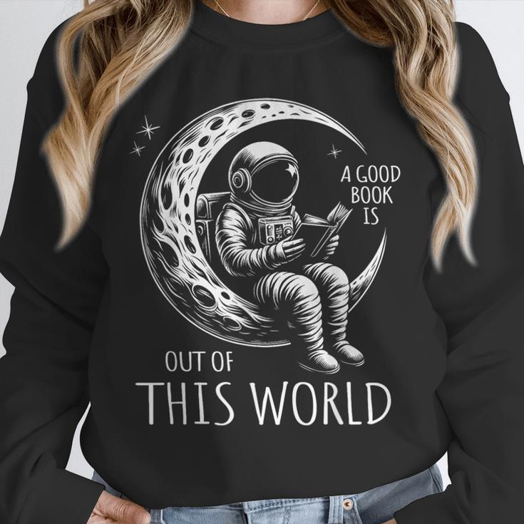 A Good Book Is Out Of This World Kids Reading Imagination Unisex Sweatshirt A Good Book Is Out Of This World Kids Reading Imagination Unisex Sweatshirt