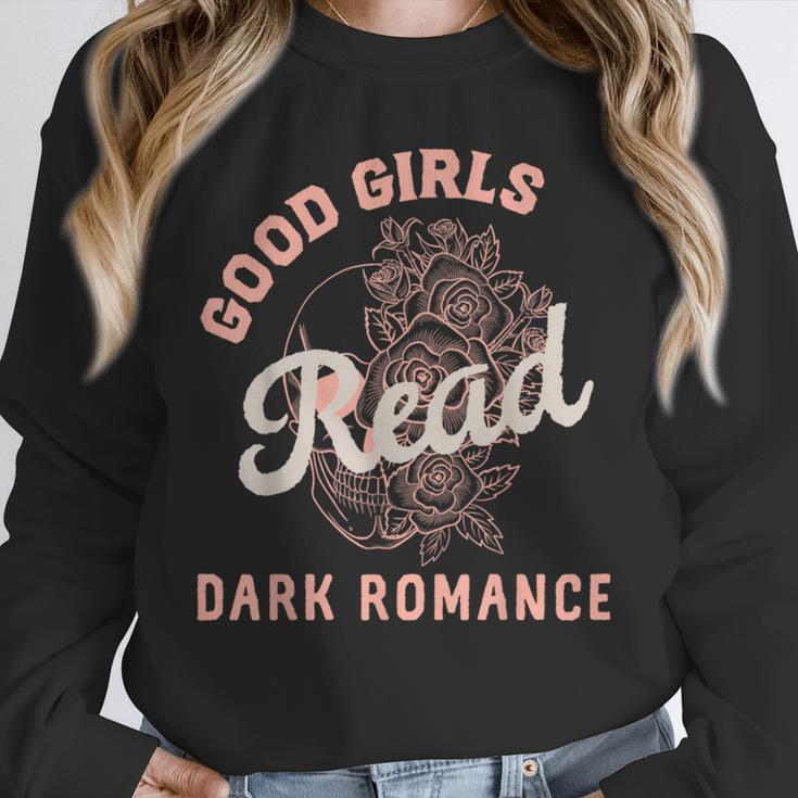 Good Girls Read Dark Romance Shirt Women Spicy Book Lovers Unisex Sweatshirt Good Girls Read Dark Romance Shirt Women Spicy Book Lovers Unisex Sweatshirt