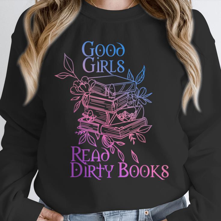 Good Girls Read Dirty Books Apparel Unisex Sweatshirt