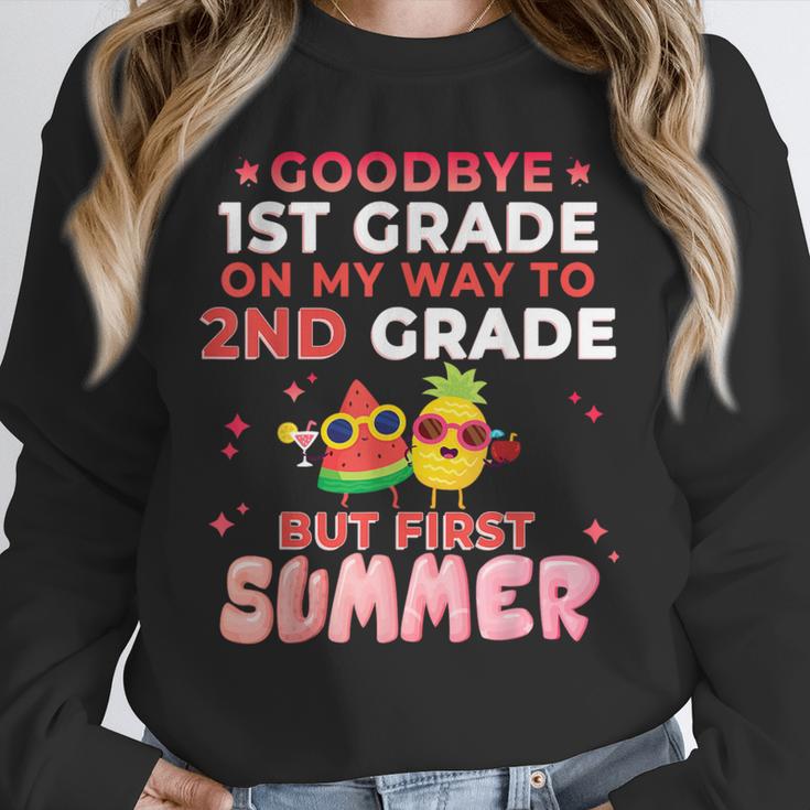 Goodbye 1st Grade Graduation To 2nd Grade Hello Summer Unisex Sweatshirt