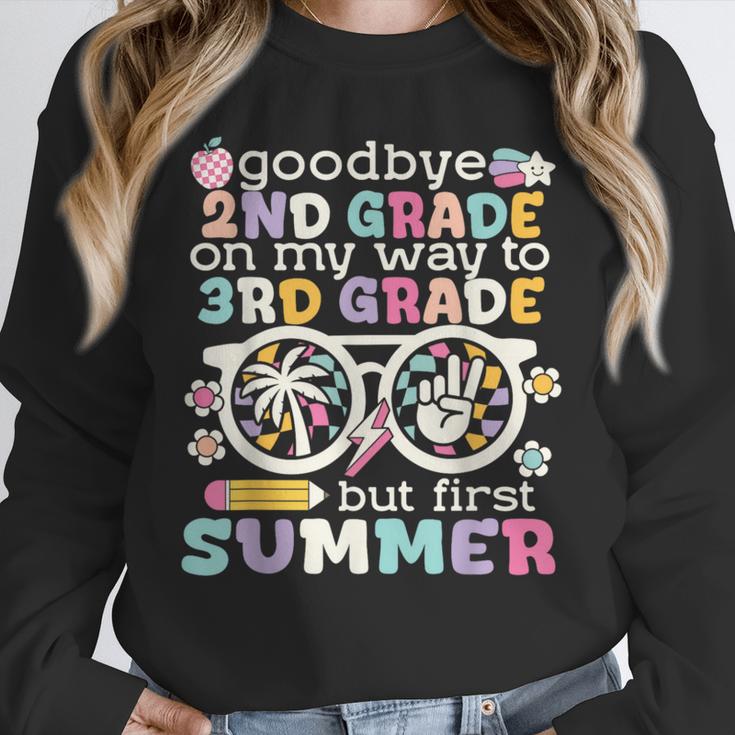 Goodbye 2nd Grade Graduation To 3rd Grade But First Summer Unisex Sweatshirt
