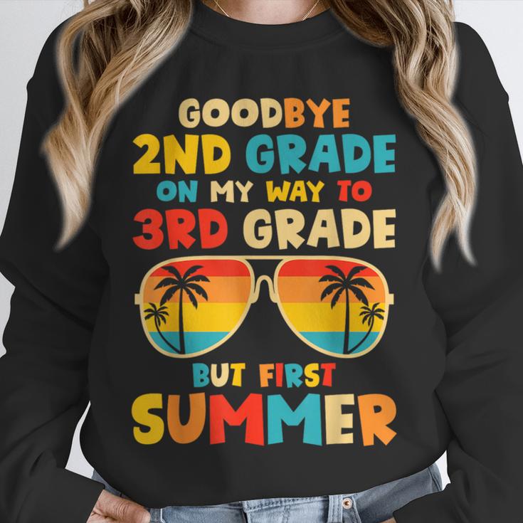 Goodbye 2nd Grade Graduation To 3rd Grade Hello Summer Kids Unisex Sweatshirt