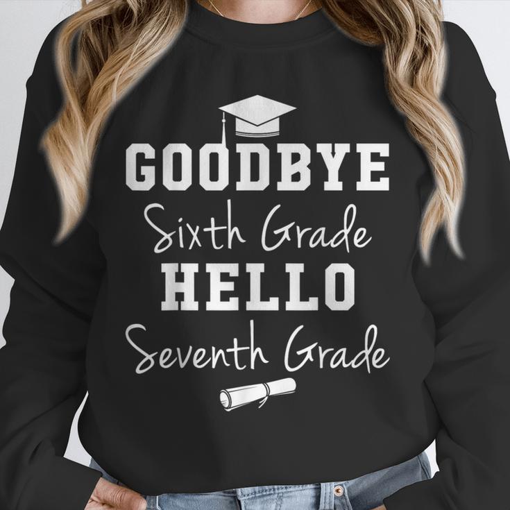 Goodbye 6th Grade Hello 7th Grade Graduation T-Shirt Unisex Sweatshirt