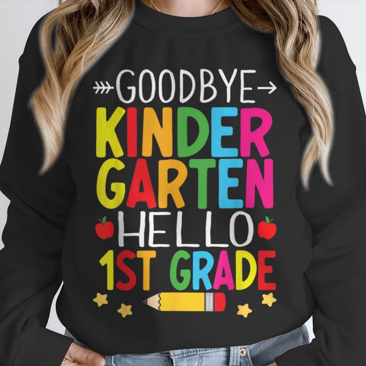 Goodbye Kinder Garten Hello 1st Grade Graduation 2024 Unisex Sweatshirt