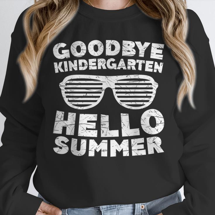 Goodbye Kindergarten Hello Summer Shirt Boy Girl Graduation Unisex Sweatshirt